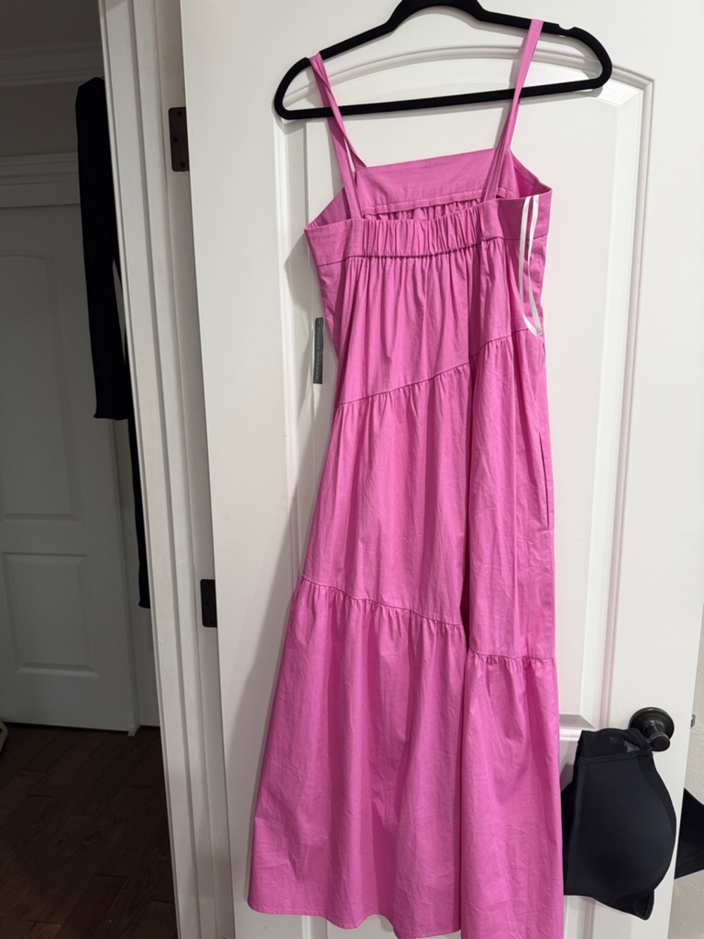 Donna Morgan Pink Tiered Sundress - Picture 3 of 3